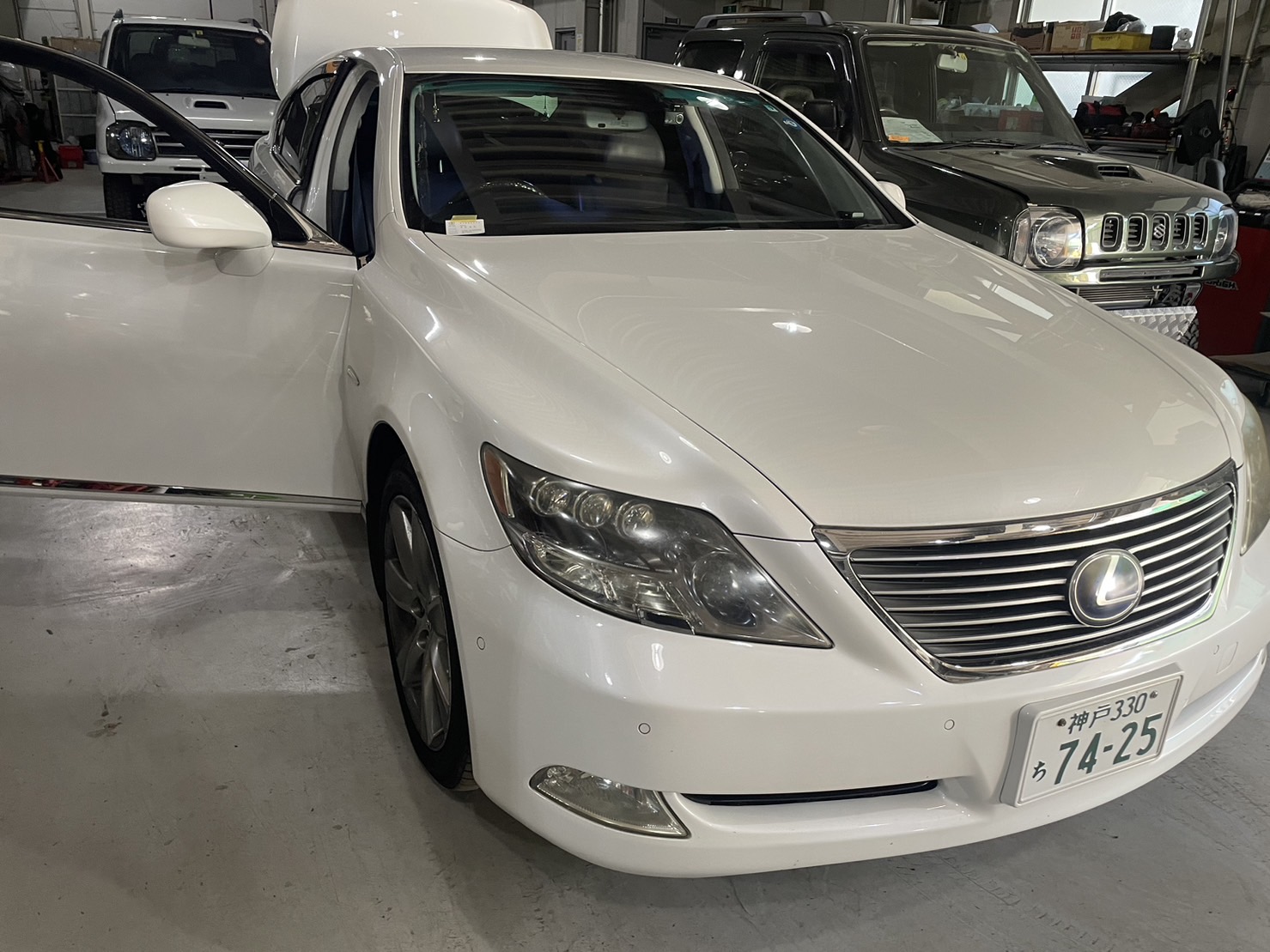 LS600h（Lexus/レクサス）のハイブリッドバッテリー修理 | 奈良