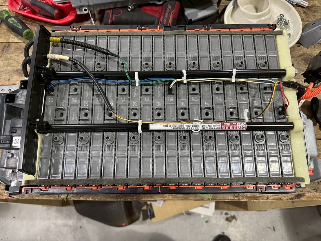 アクア ハイブリッドバッテリー交換修理 その4