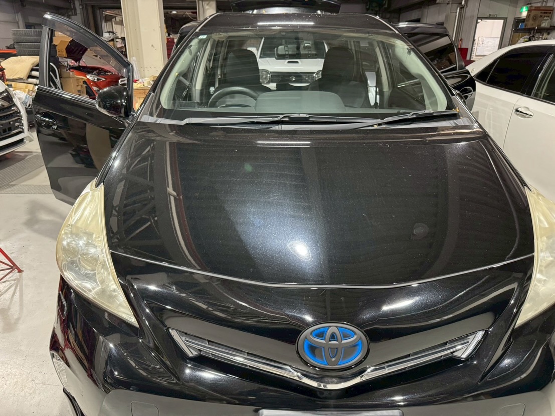 プリウスα ハイブリッドバッテリー交換!10万キロでのエラー、原因はまさかのECU電池断線 その1