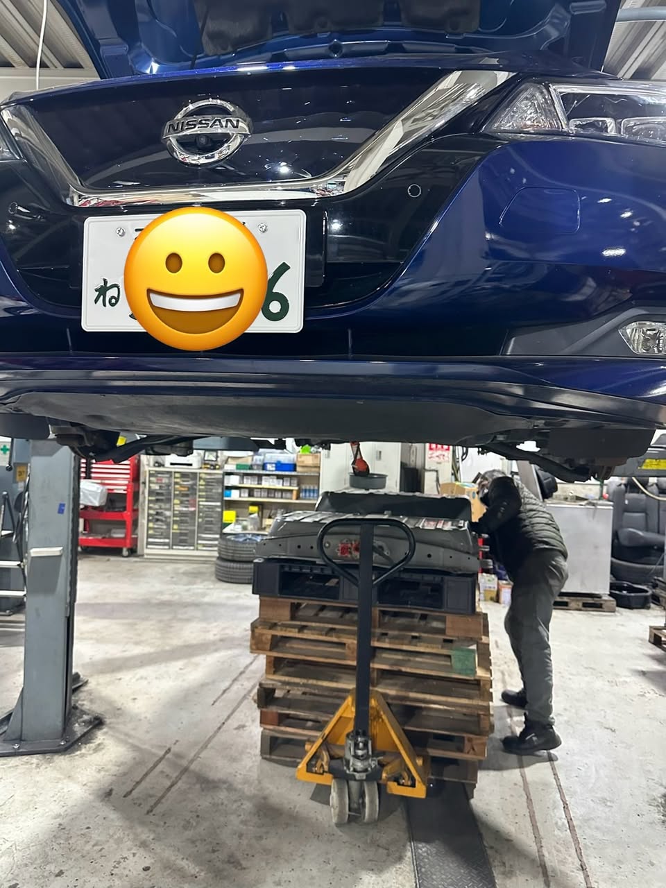 日産 ZE1 リーフ EVバッテリー載せ替え!16万kmからの復活 その1