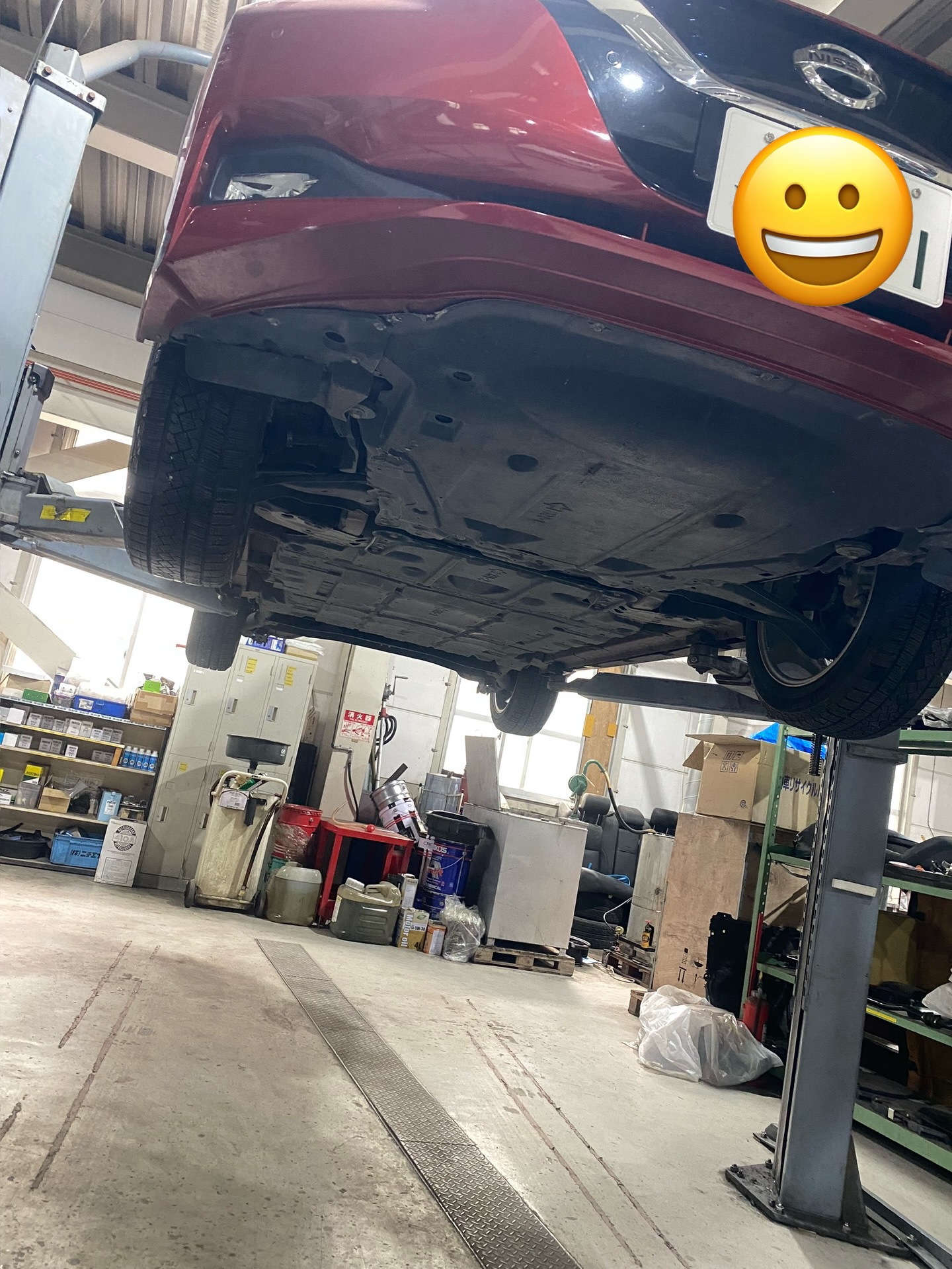 【ZE1リーフ】走行16万km・鉄板が曲がるほどのバッテリー膨張から復活！宇都宮市よりレッカー入庫 その4