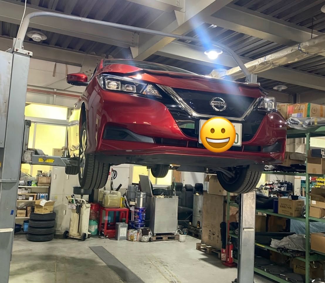 兵庫県の日産ディーラーから搬送!走行10万kmのZE1リーフ、「新品224万」の提示から超低走行(急速充電65回)バッテリーへ換装&予防施工で完全復活! その2
